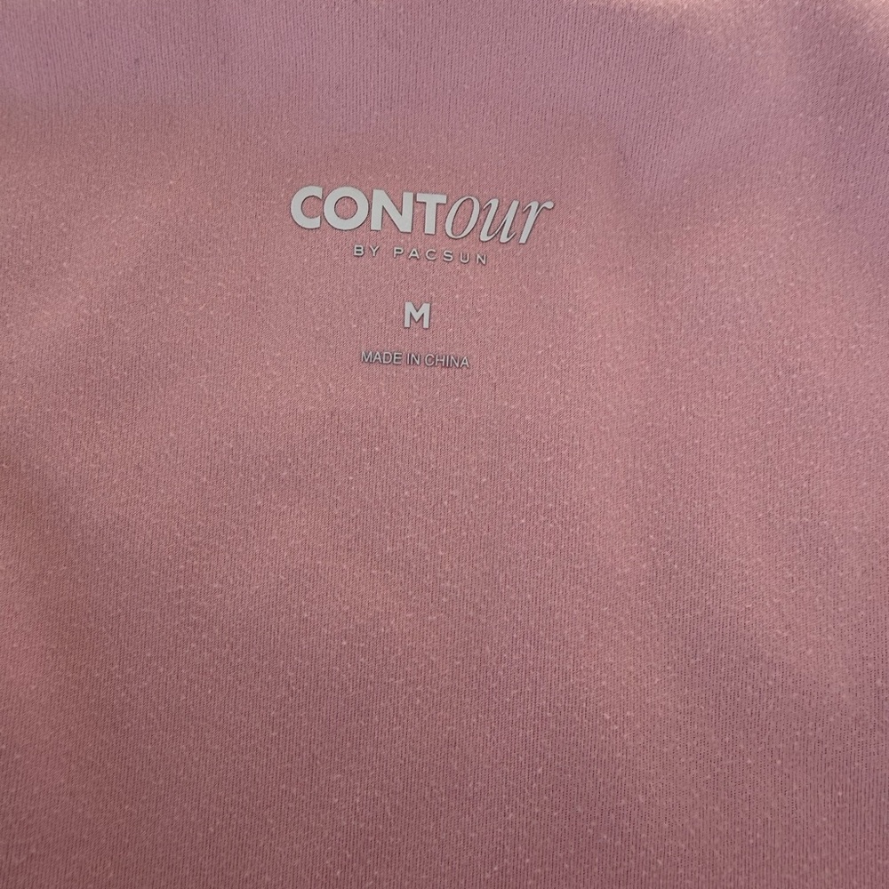 Elegant Pink Long Sleeve Crop Top - Picture 7 of 7